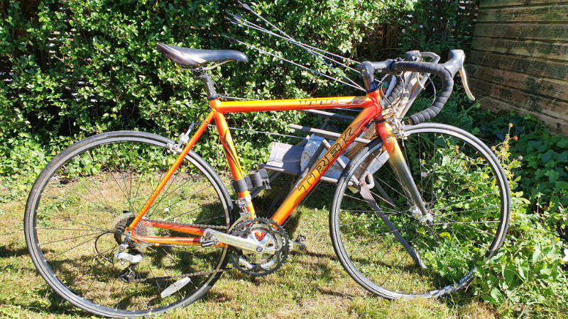 trek 1000 sl road bike orange